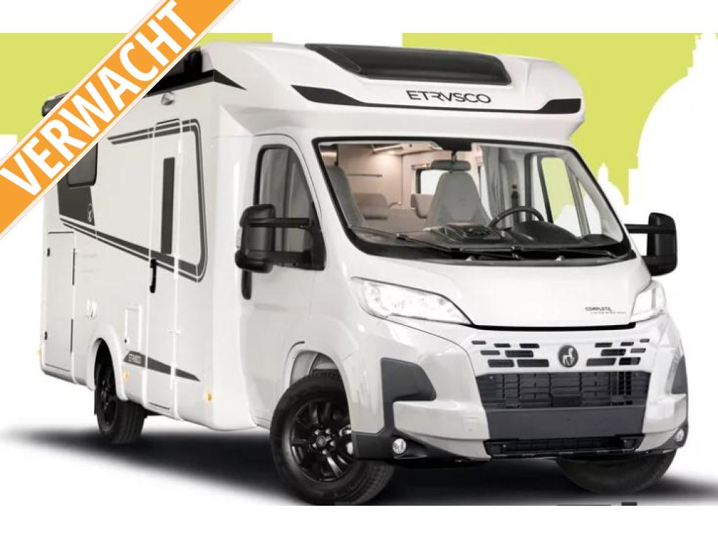 Etrusco T 7400 SBC Pack Iconic zwart leder, Automaat, Airbags, Ringverwarming, Fiat