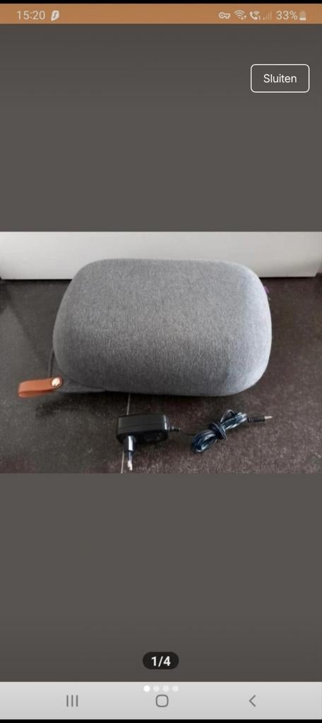 Explain massage warmte kussen zgan, Ophalen of Verzenden, Zo goed als nieuw