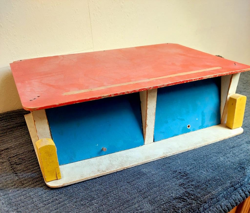 Houten SHELL speelgoedgarage, Ophalen of Verzenden