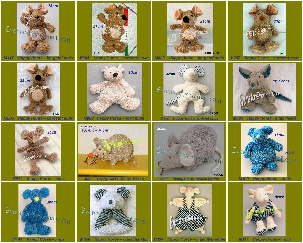 Muis Muisje Happy Horse Tiamo Hema ea merken, Ophalen, Zo goed als nieuw, Overige typen