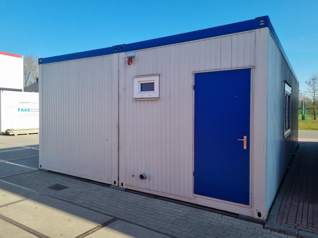 Directiekeet 10x6 Toilet Keuken 2 Ruimtes 5 Ramen Extra Hoog, Zakelijke goederen, Machines en Bouw | Keten en Containers, Ophalen