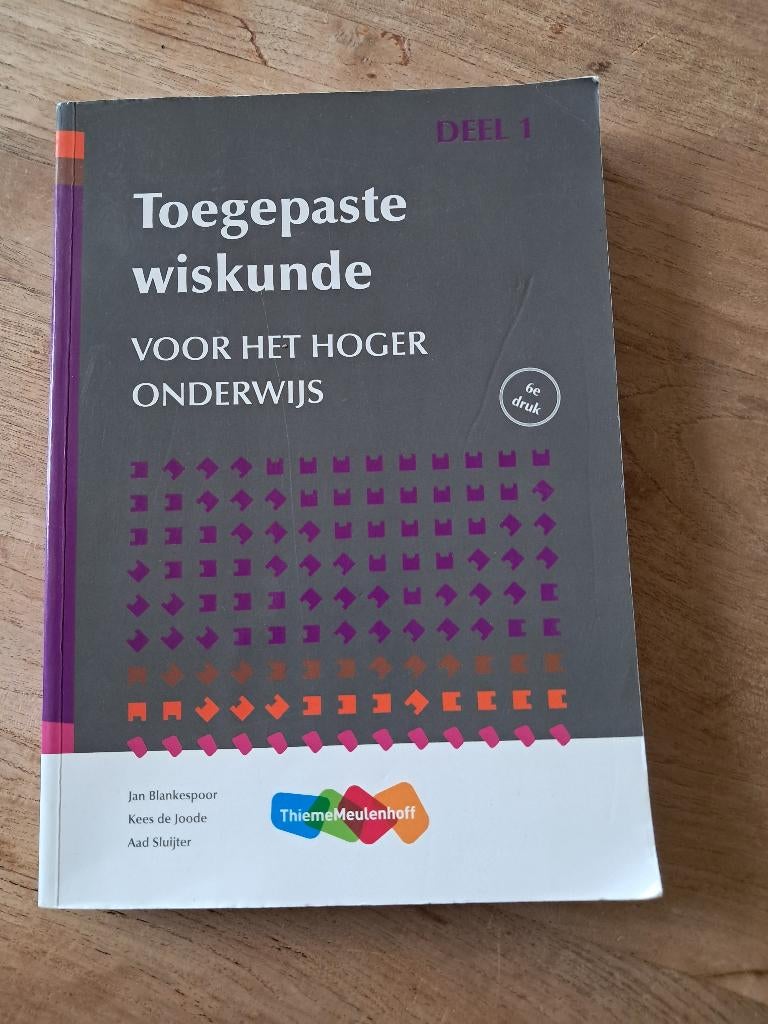 Studieboek wiskunde voor hoger onderwijs, ThiemeMeulenhoff, Zo goed als nieuw, Beta, HBO