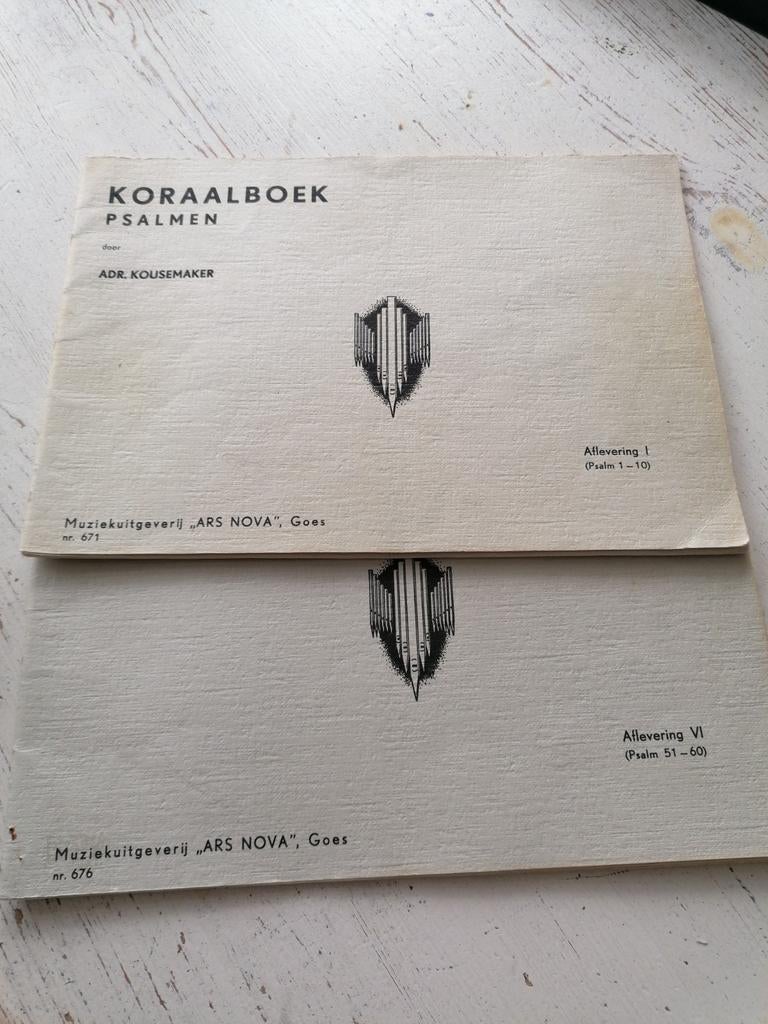 Koraalboek Psalmen - Adr. Kousemaker (2 delen), Ophalen of Verzenden, Gelezen