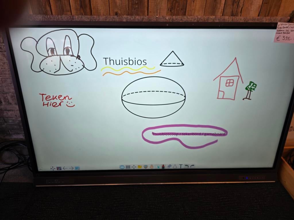 Digibord Viewsonic interactief scherm digi schoolbord, Computers en Software, Ophalen, Nvt, Viewsonic, Nvt