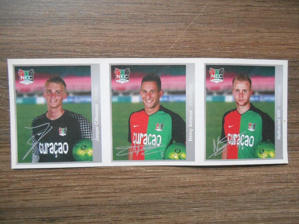 Jasper Cillessen rookie sticker NEC (2010) Panini like, Ophalen of Verzenden, Zo goed als nieuw, Overige binnenlandse clubs, Poster, Plaatje of Sticker