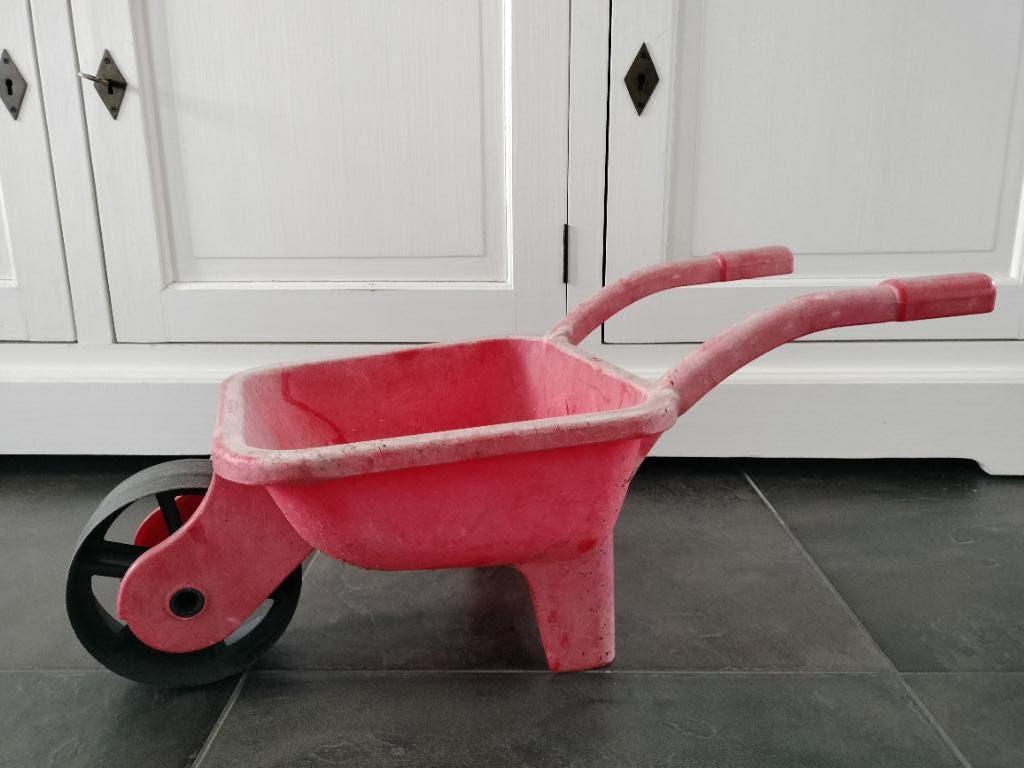 Plastic kruiwagen, Tuin en Terras, Kruiwagens, Ophalen, Gebruikt, Handmatig