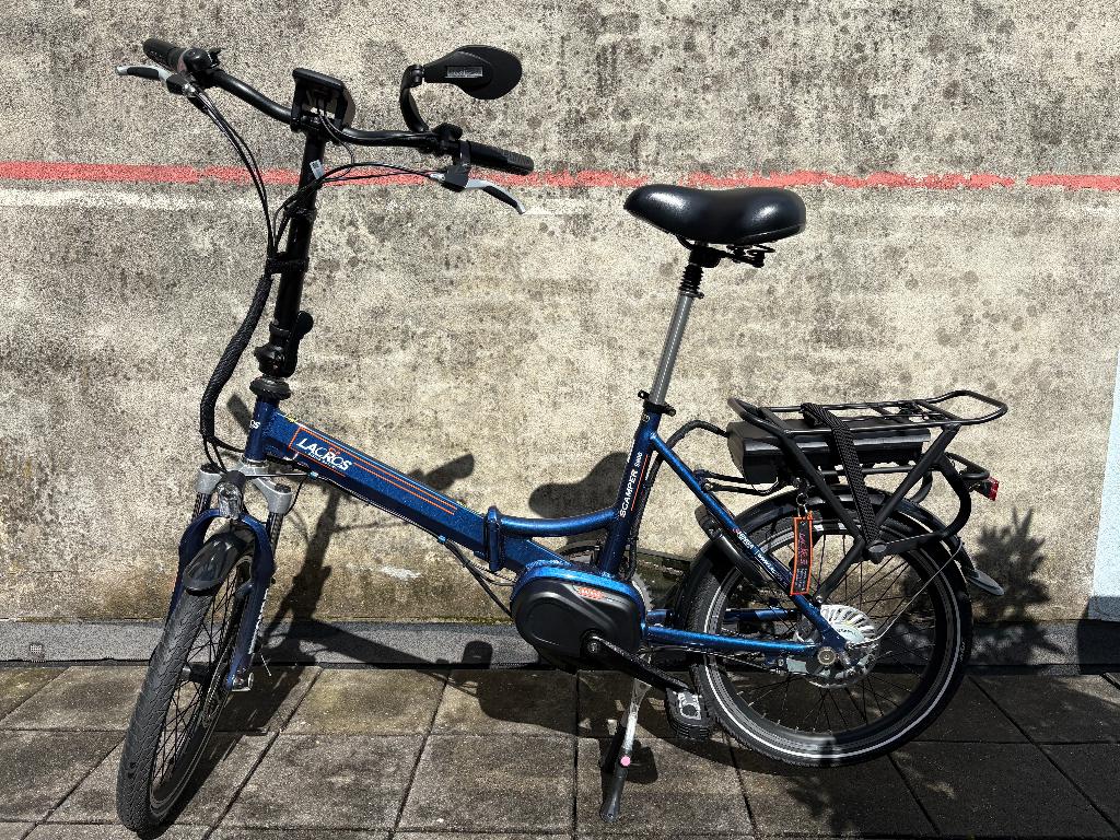 Lacros Camper S600 zgan, Fietsen en Brommers, Fietsen | Vouwfietsen, 20 inch of meer, Versnellingen, Zo goed als nieuw, Totaal opvouwbaar