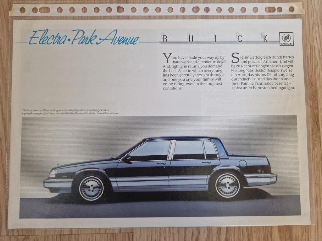 Folders Buick, Ophalen of Verzenden, Zo goed als nieuw, Overige merken