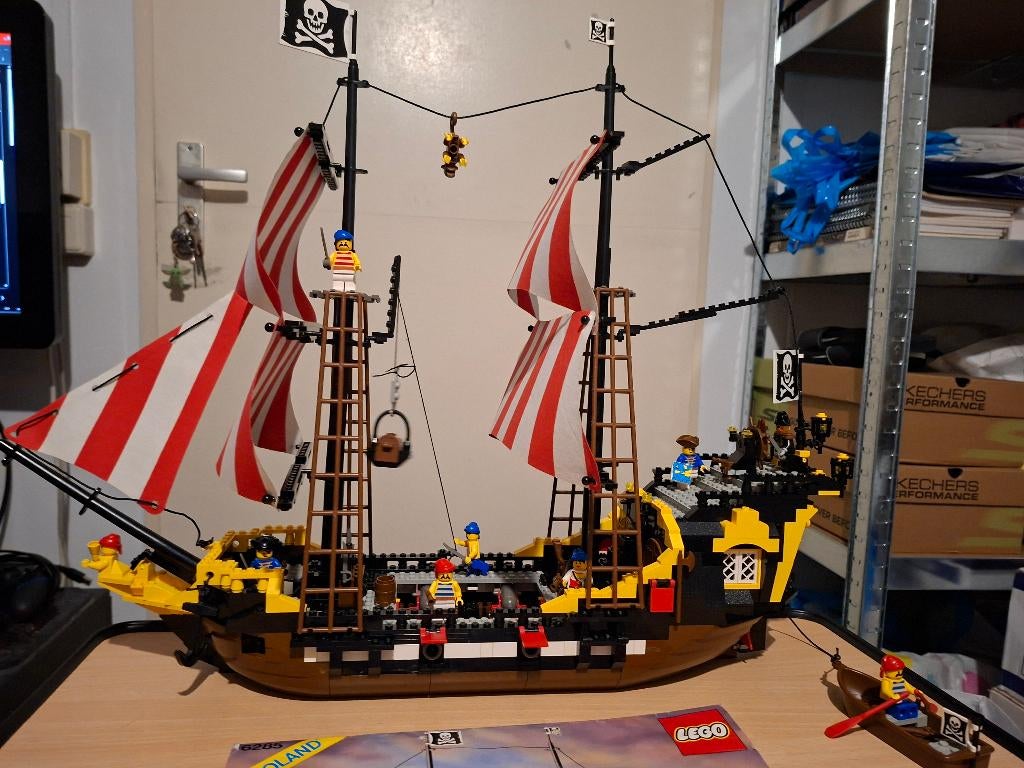 Lego 6285-1 Black Seas Barracuda CIB, Ophalen of Verzenden, Gebruikt, Complete set, Lego