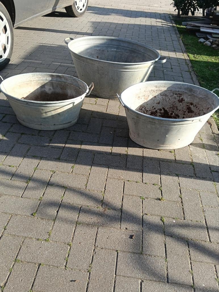 Zinken teil 3 stuks., Ophalen, Gebruikt, Metaal, 30 tot 60 cm