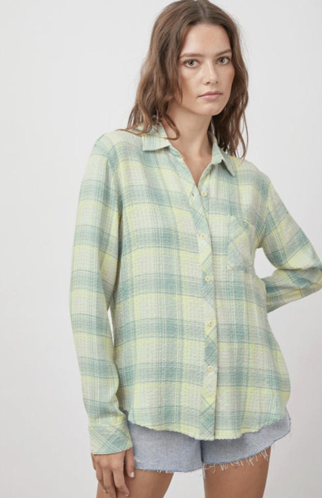 RAILS USA geruite seersucker blouse Brady mt S (M), Kleding | Dames, Overige kleuren, Verzenden, Rails, Maat 36 (S)