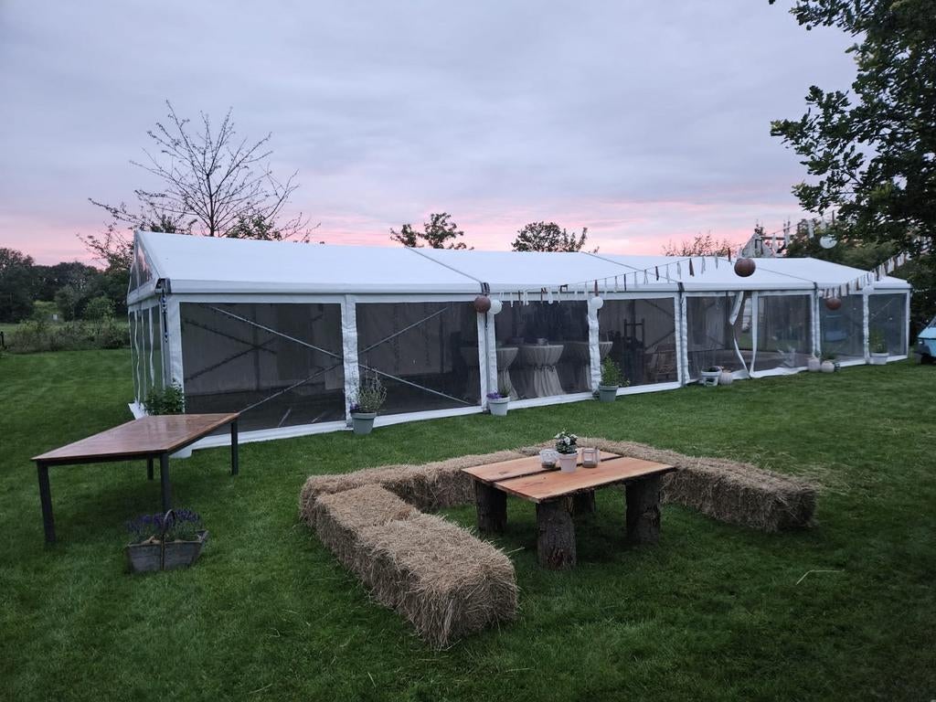 Feesttent . Alutent . Partytent Te Huur., Tuin en Terras, Ophalen of Verzenden, 5 tot 8 meter