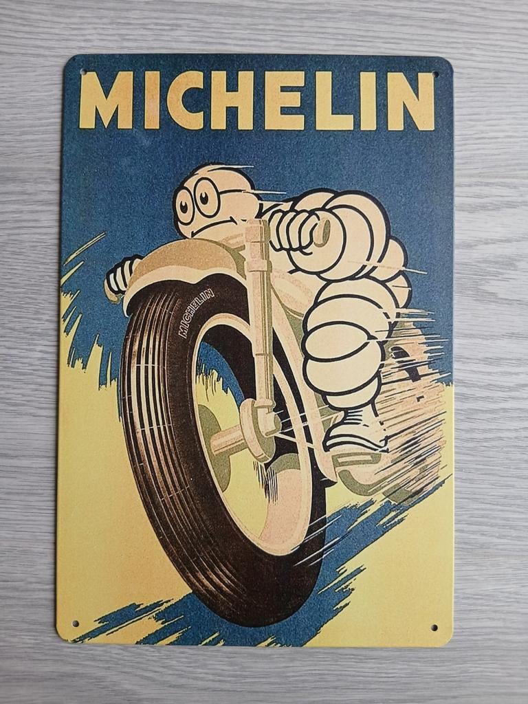 Michelin 20x30 cm Reclamebord, Verzamelen, Ophalen of Verzenden, Nieuw, Reclamebord