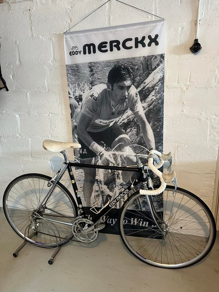 2 Vintage Racefietsen:Eddy Merckx Corsa Extra & Peugeot PH10, Fietsen en Brommers, Gebruikt, Staal, Heren, 49 tot 53 cm