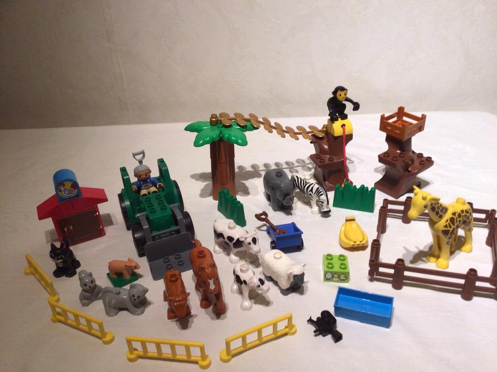 Dierentuin van duplo, Ophalen, Zo goed als nieuw, Duplo