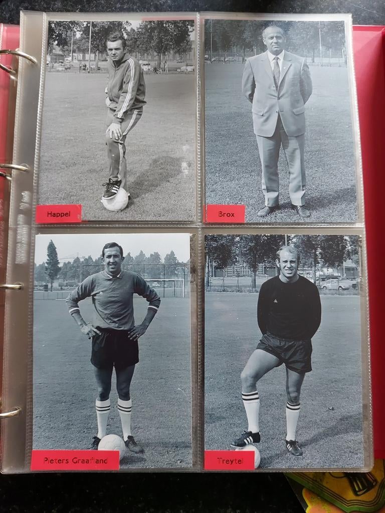 Feyenoord Spelerskaarten Jaren '60 - Unieke Collectie, Ophalen of Verzenden