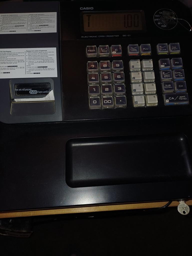 Casio SE-G1-1 kassa, Ophalen of Verzenden