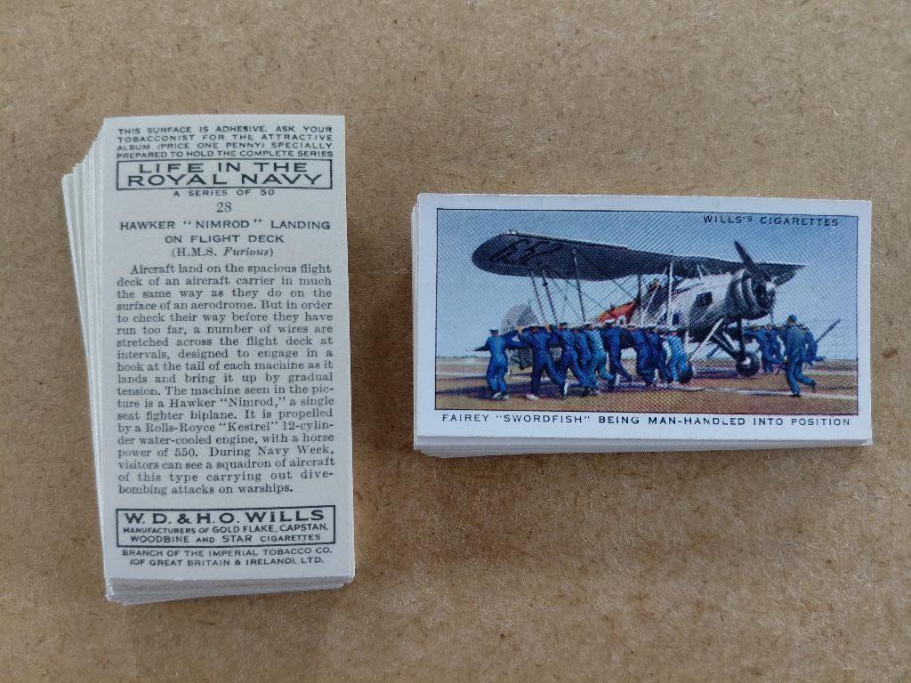 Life in the Royal Navy complete set 50 cigarette cards 1939, Verzamelen, Militaria | Tweede Wereldoorlog, Ophalen, Marine, Engeland