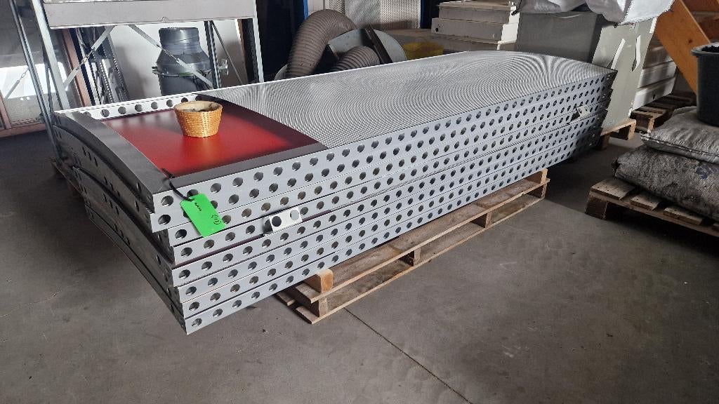 Scheidingswand systeemwand van aluminium ( 113 ), Doe-het-zelf en Verbouw, Ophalen, Kunststof, Gebruikt, 120 cm of meer