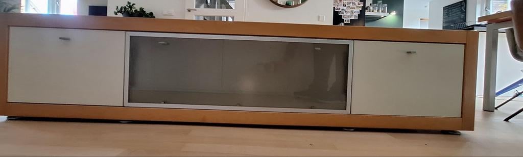 Hulsta TV meubel - gratis af te halen, Gebruikt, Glas, Ophalen of Verzenden, 200 cm of meer