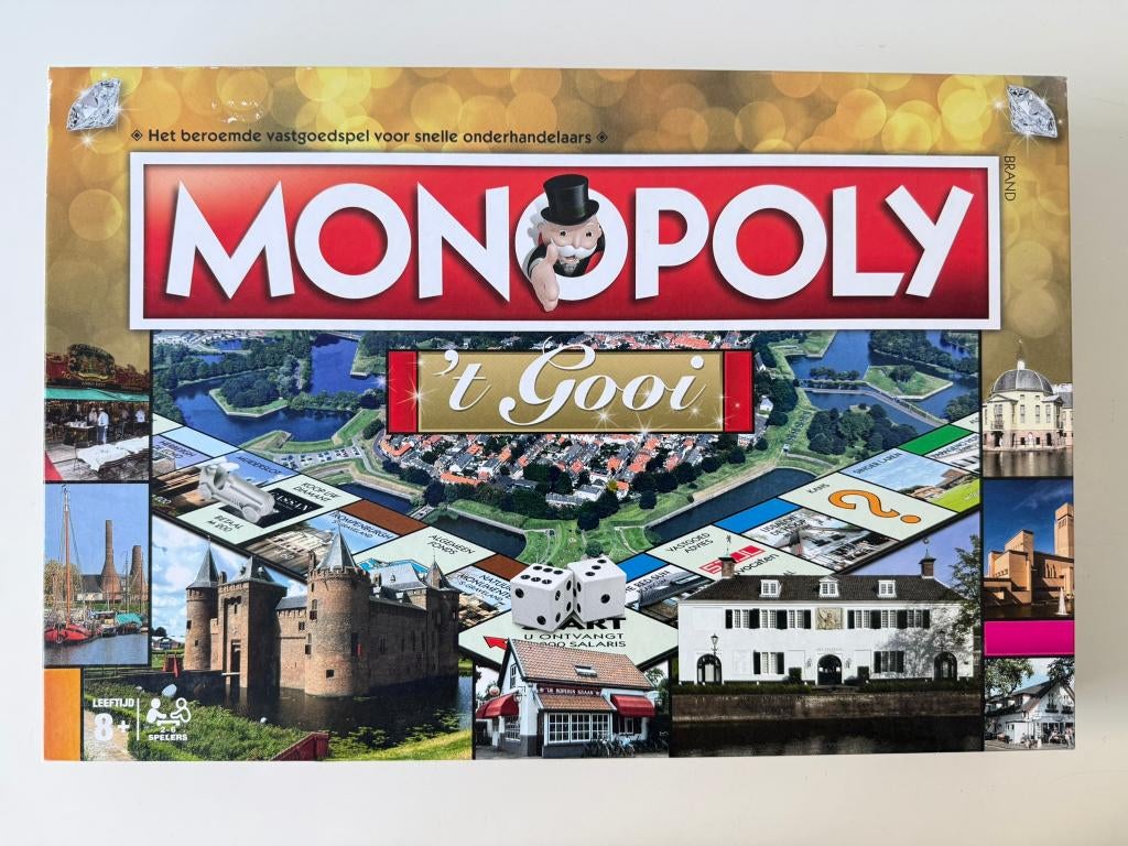 Spel Monopoly 't Gooi (Nederland) / Speciale Editie / Hasbro, Hobby en Vrije tijd, Gezelschapsspellen | Bordspellen, Ophalen of Verzenden