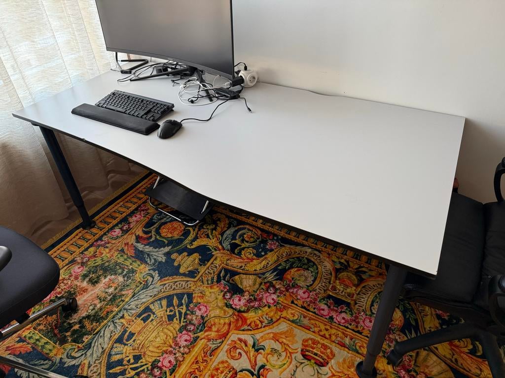 Bureau 180x90 cm - Ideaal voor Thuiswerkplek of Kantoor, Ophalen, Overige typen, Gebruikt, In hoogte verstelbaar