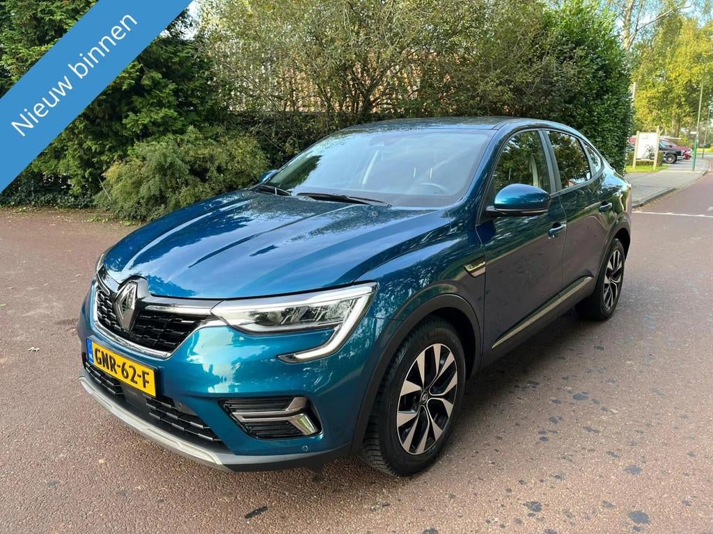 Renault Arkana 1.6 E-Tech Hybrid 145 Intens Camera / Led / N, Auto's, Stof, Gebruikt, 4 cilinders, Blauw