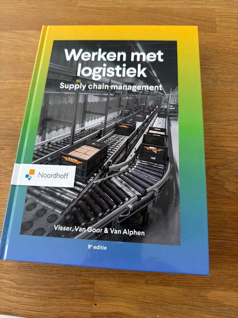 Werken met logistiek - Supply chain management 9e editie, Ophalen of Verzenden, Gamma, Nieuw, HBO