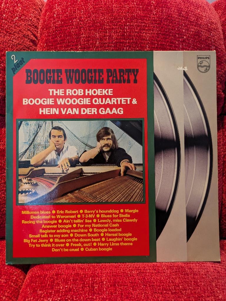 Rob Hoeke - Boogie Woogie Party, 1980 tot heden, Ophalen of Verzenden, Zo goed als nieuw, 12 inch