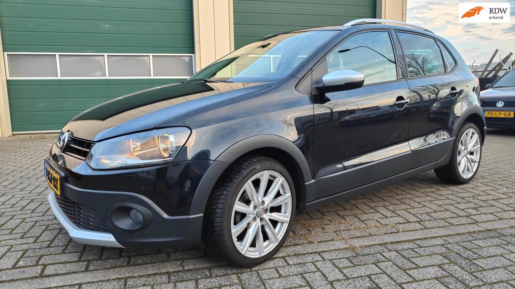 Volkswagen Polo 1.2 TSI Cross, Euro 6, Zwart, Bedrijf, Handgeschakeld