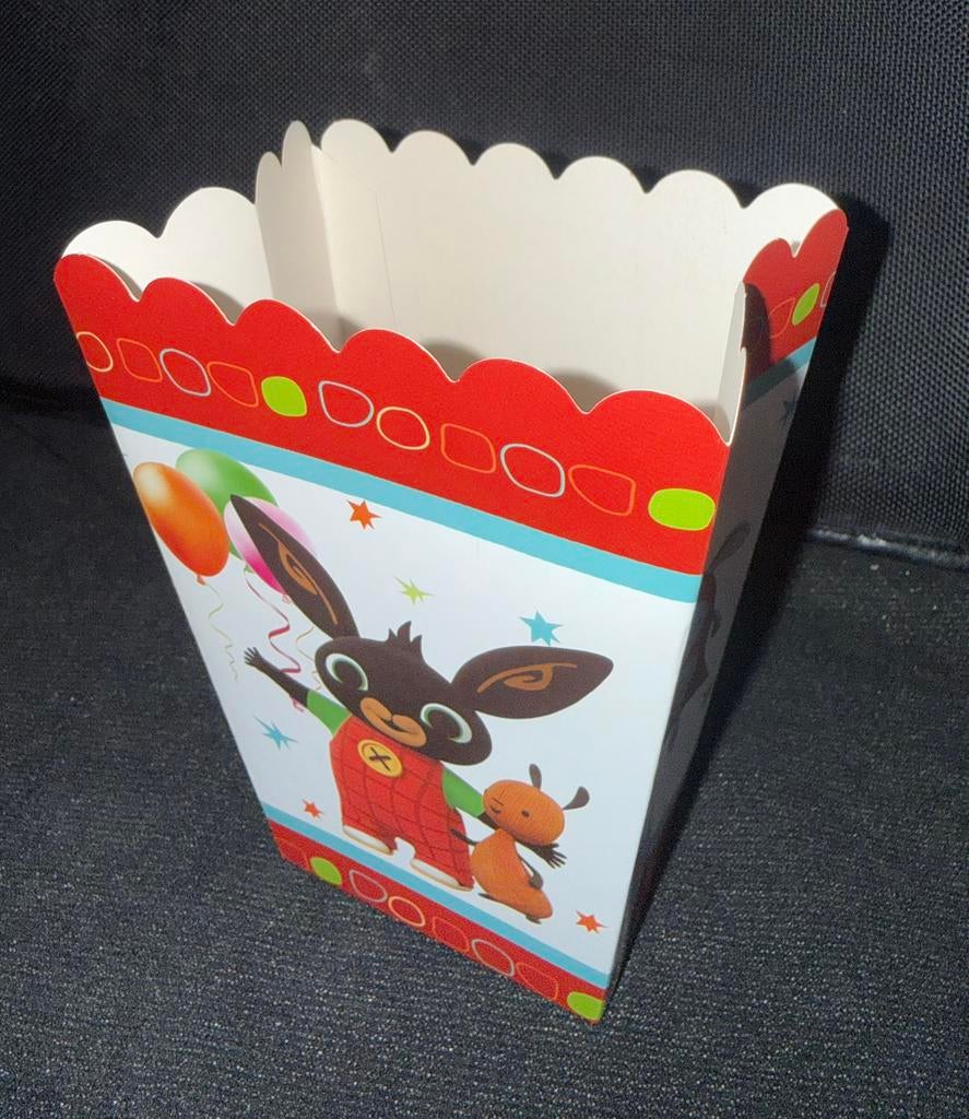 Bing popcorn bakje , traktatie bakje, Ophalen of Verzenden, Nieuw, Feestartikel, Verjaardag