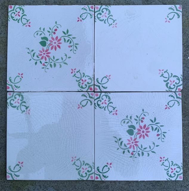 Antieke tegels Art Nouveau voor verbouwing, Antiek en Kunst, Antiek | Wandborden en Tegels, Ophalen