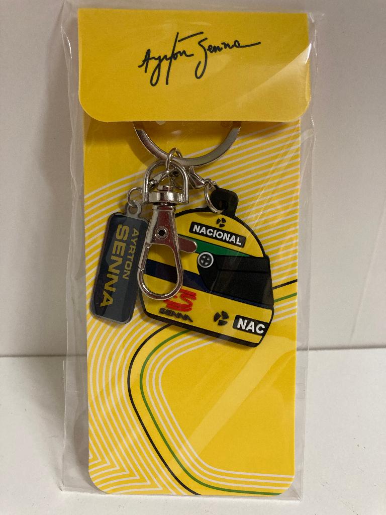✅ Ayrton Senna Sleutelhanger helmet Formule 1 1990 helm, Verzamelen, Automerken, Motoren en Formule 1, Ophalen of Verzenden, Nieuw
