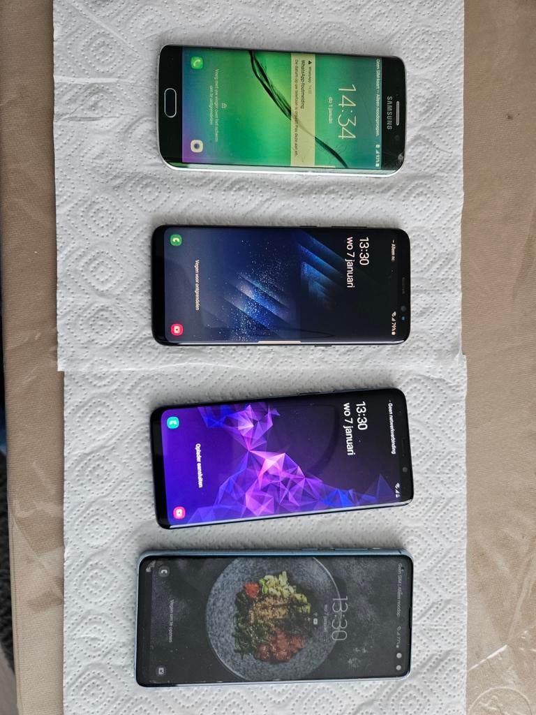 Partij Samsung Galaxy toestellen, 128 GB, Ophalen of Verzenden, Zwart, Galaxy S10