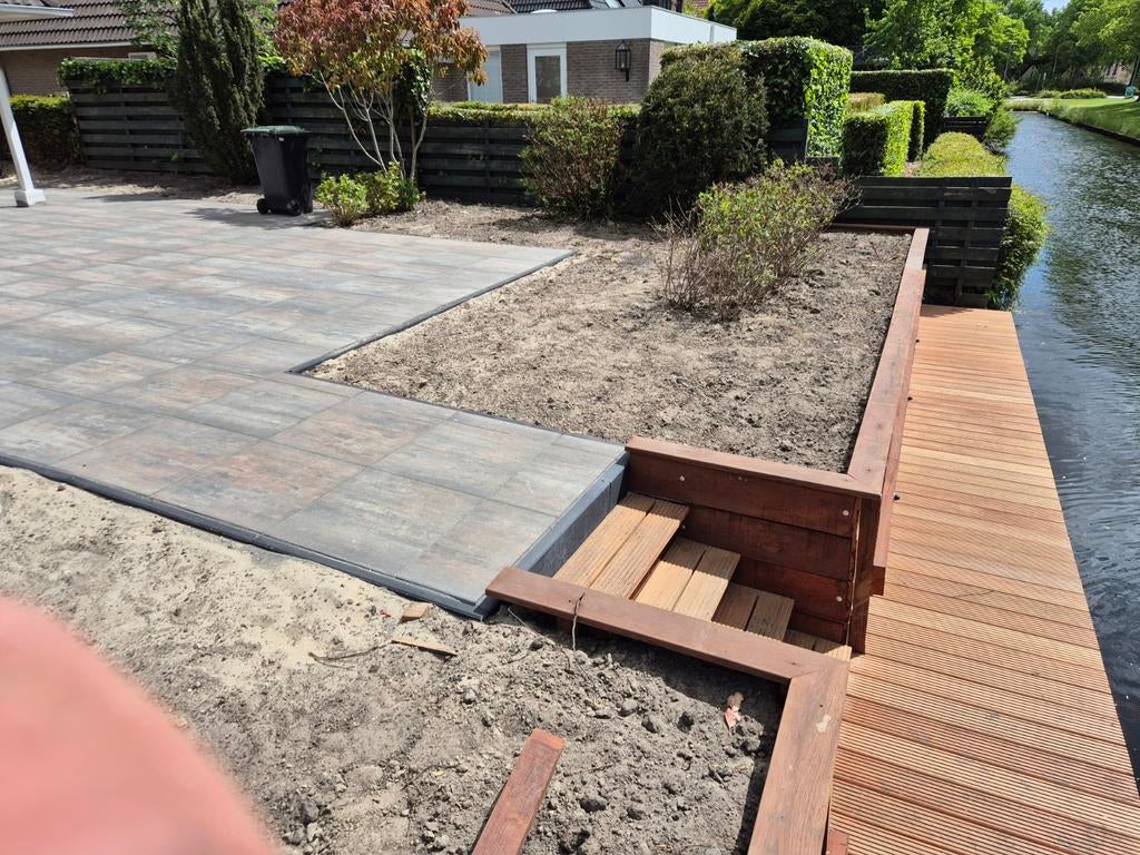 Tuin leeghalen, beschoeiingen, graszoden bestraten onderhoud, Diensten en Vakmensen, Tuinmannen en Stratenmakers, Bestrating