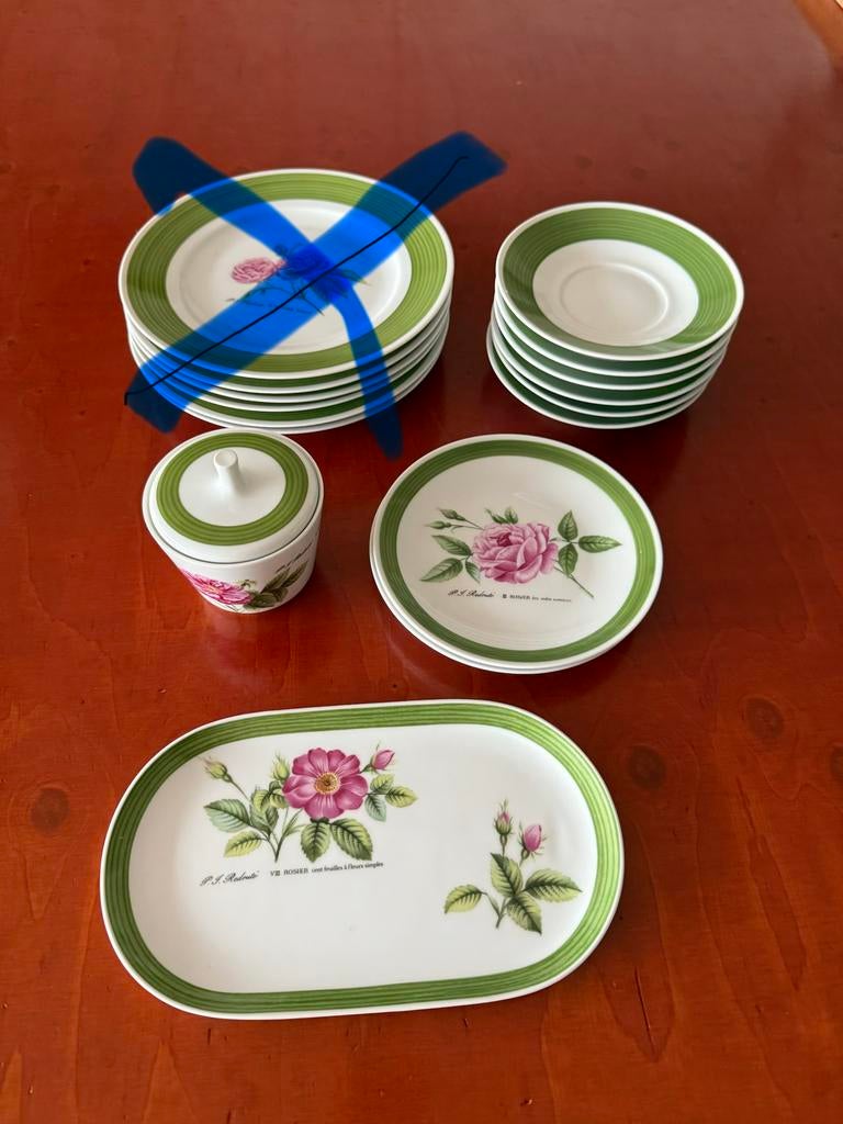 Restanten servies van P.J. Redoute Hutschenreuther, Antiek en Kunst, Ophalen of Verzenden