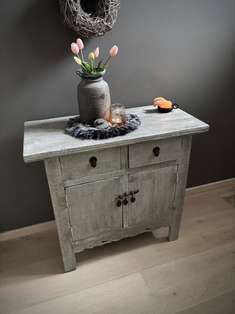 Chinees kastje, Huis en Inrichting, Kasten | Dressoirs, Ophalen, Zo goed als nieuw, 25 tot 50 cm