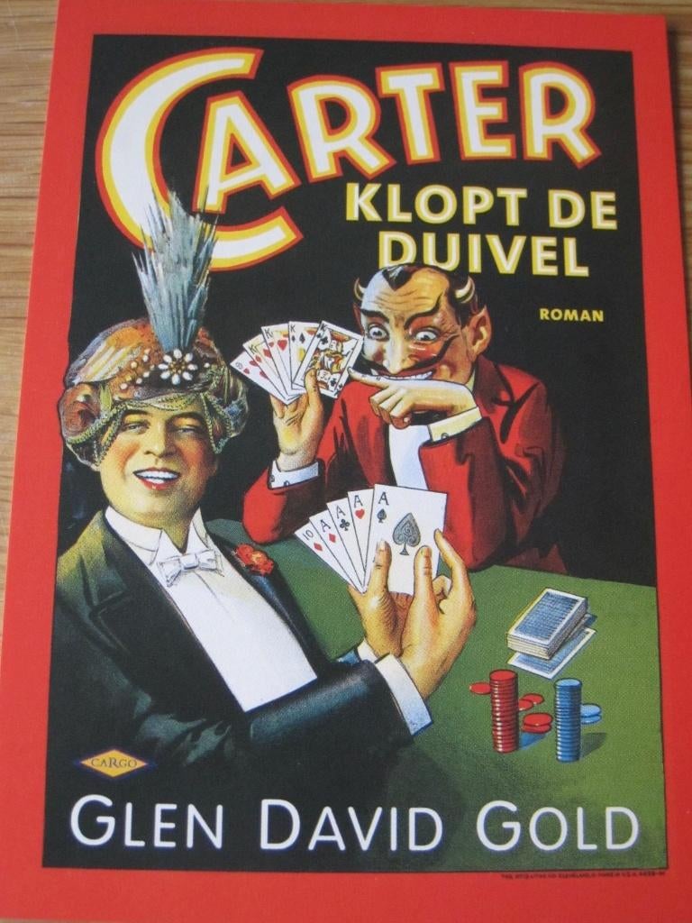 boekomslag op kaart - Glen David Gold - Carter - nieuw, Verzenden, 1980 tot heden, Ongelopen, Overige thema's