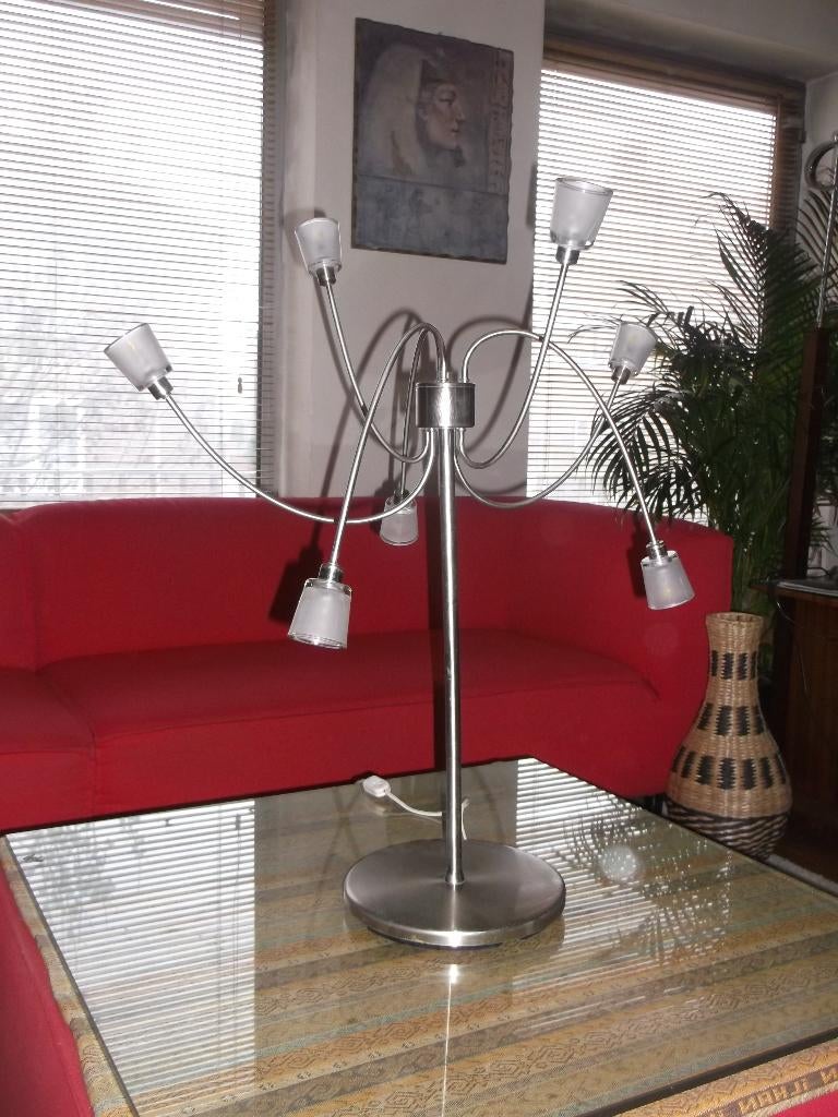 Ikea tafellamp Krysbbo, Huis en Inrichting, Ophalen, Gebruikt, Metaal, Modern