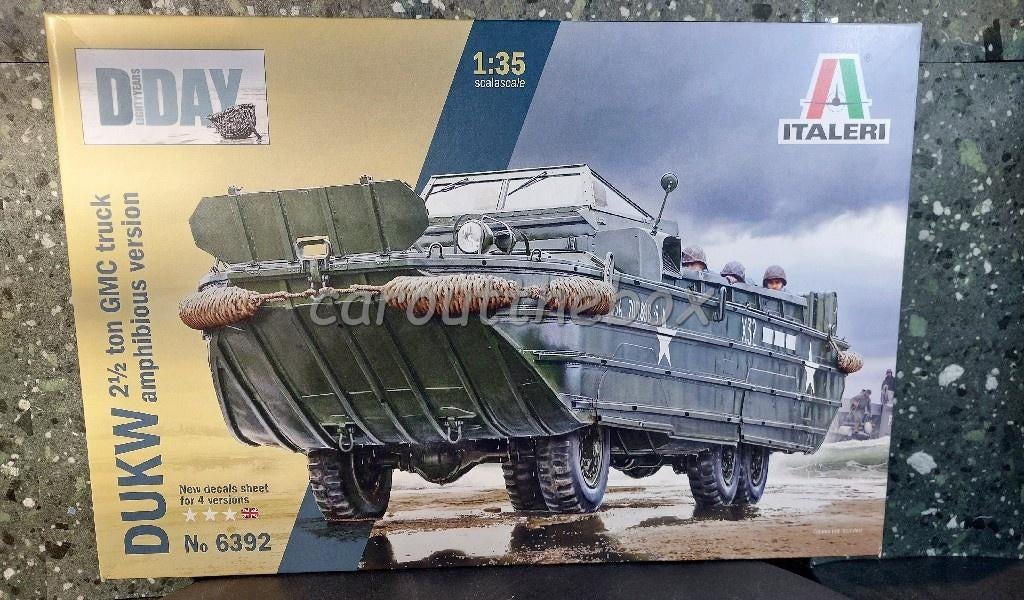 DUKW amphibious 2,5 ton GMC truck 1:35 Italeri Ita025, Hobby en Vrije tijd, Modelbouw | Auto's en Voertuigen, Nieuw, Truck, 1:32 tot 1:50