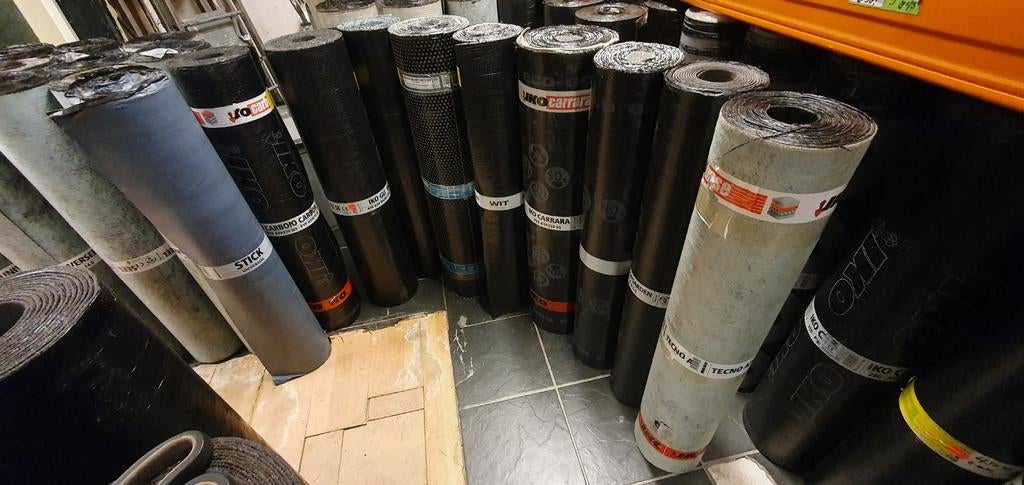 Dakleer in alle soorten lengte  50000 meter !! opvoorraad, Ophalen, Overige materialen, Zwart, Nieuw