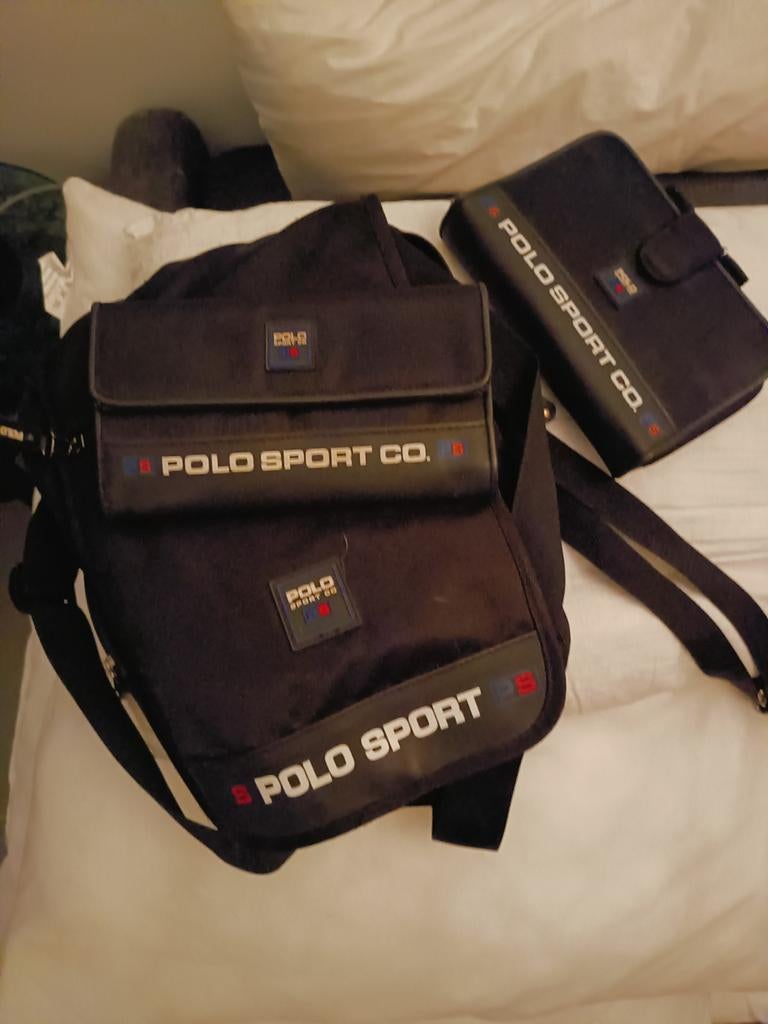 Polo Sport Ralph Lauren Tas rugzak portemonee set, Verzenden, Overige merken, 30 tot 45 cm