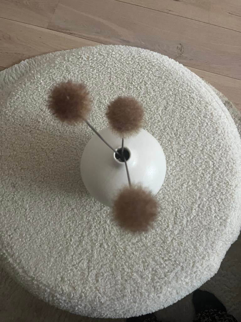 Zara Home Vaas - Stijlvol en Tijdloos, Ophalen, Wit, Aardewerk of Porselein, Zo goed als nieuw