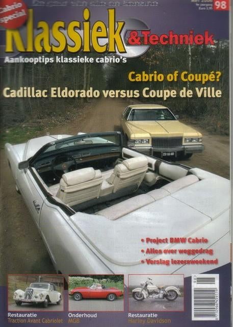Klassiek & Techniek 98 2006 : Cadillac - MG MGB - BMW 1600, Ophalen of Verzenden, Gelezen, Algemeen