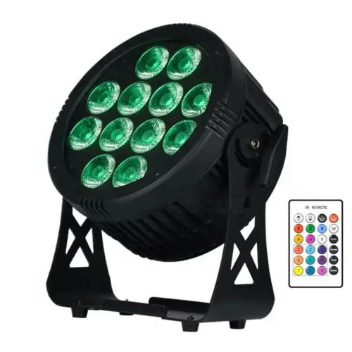 DJLicht 12X18W RGBWA UV 6in1 Led Par met accu en App IP65, Geluidgestuurd, ., Nieuw, Ophalen of Verzenden
