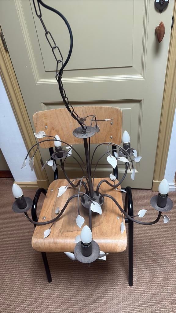 Kroonluchter lamp, Ophalen of Verzenden, Zo goed als nieuw