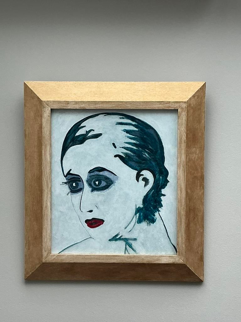 Portret in de trant van Kees van Dongen, Verzenden