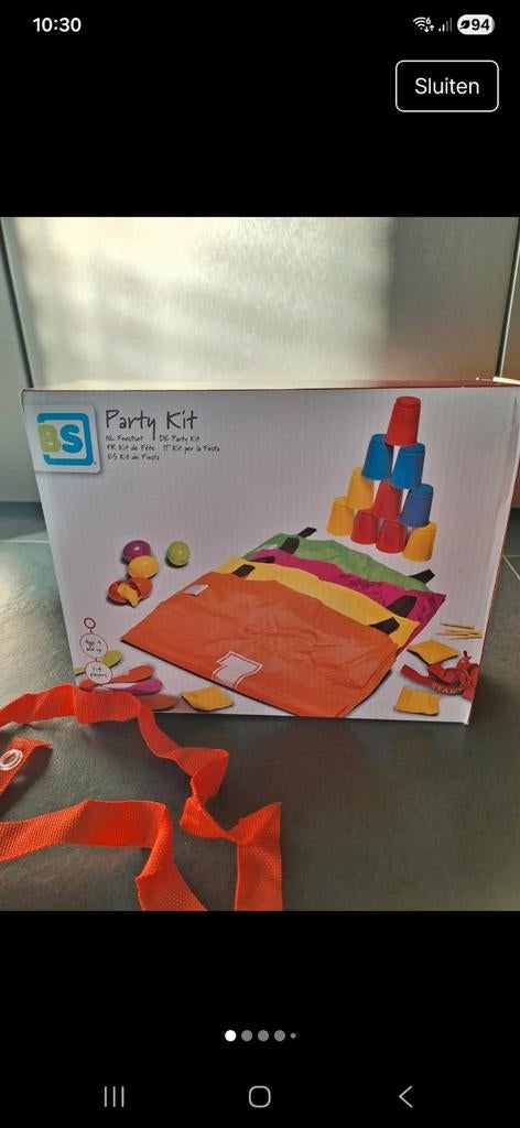 Leuke Party Kit voor Kinderfeestje, Ophalen of Verzenden, Nieuw
