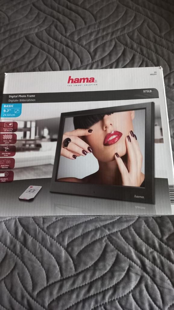 Hama digitale fotolijst - Zo goed als nieuw, Audio, Tv en Foto, Fotografie | Digitale fotolijsten, Ophalen of Verzenden