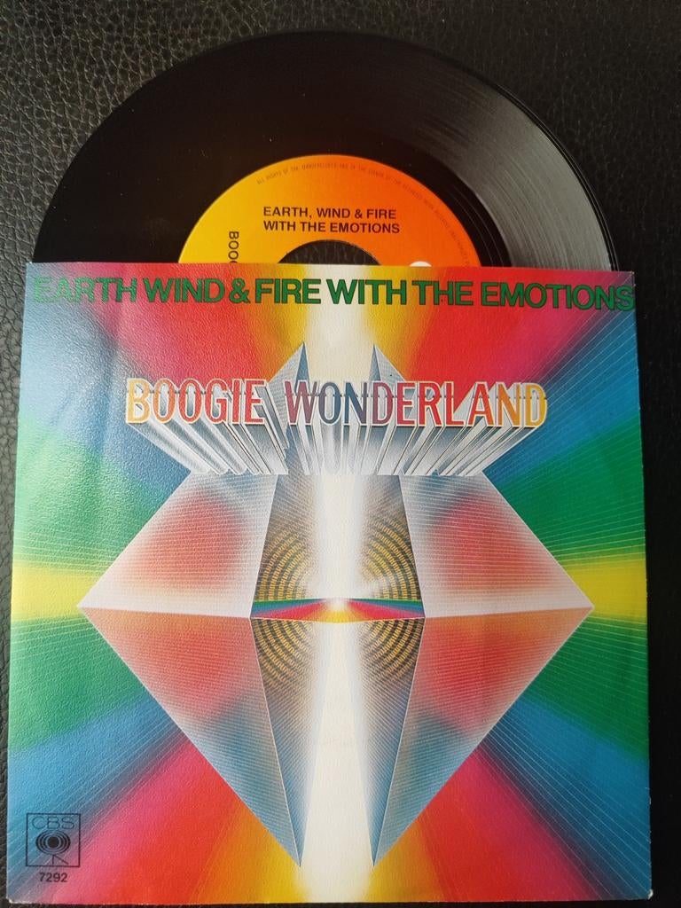 Earth Wind & Fire - Boogie Wonderland Single, 7 inch, Single, Ophalen of Verzenden, Zo goed als nieuw